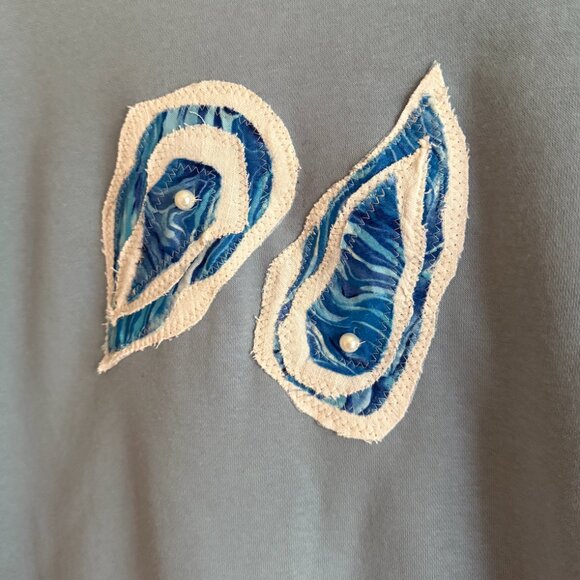Patchwork Oyster Sweatshirt - Size M - Picture 2 of 4